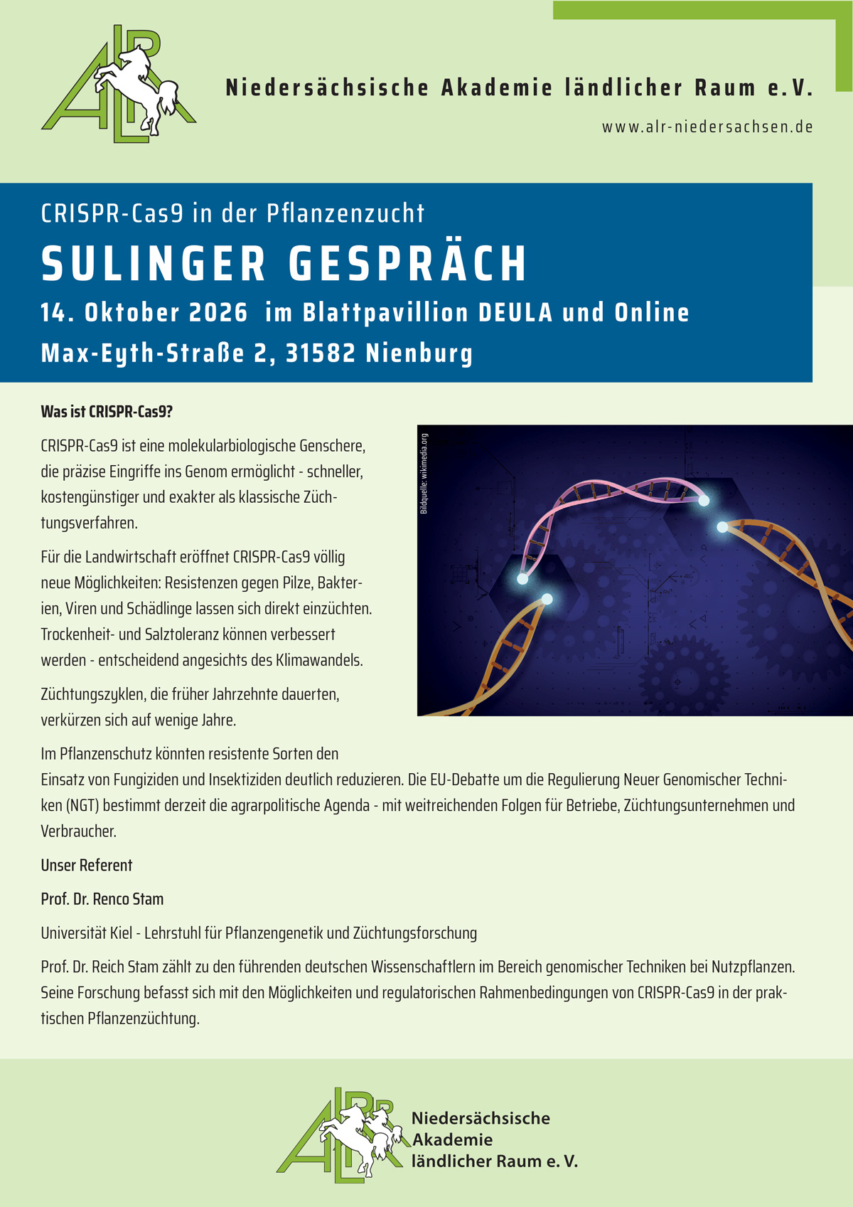 Sulinger Gespräch am 14.10.2026